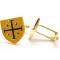 Yellow and Black Enamel Crusader Shield Cross  1.JPG